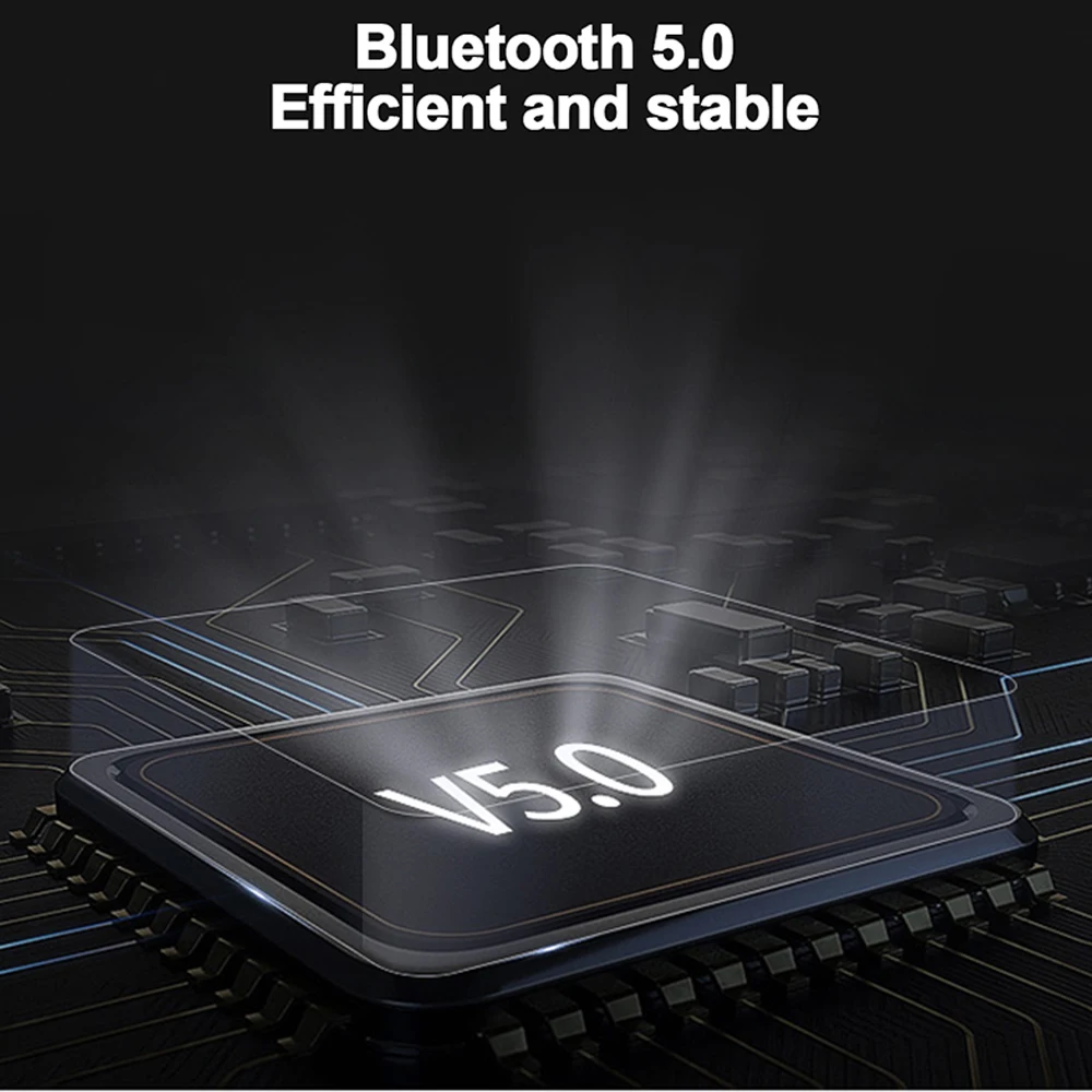 Водонепроницаемые 5,0 Bluetooth наушники, сенсорные беспроводные наушники, Bluetooth наушники, наушники с 3600 мА/ч зарядным устройством для iphone