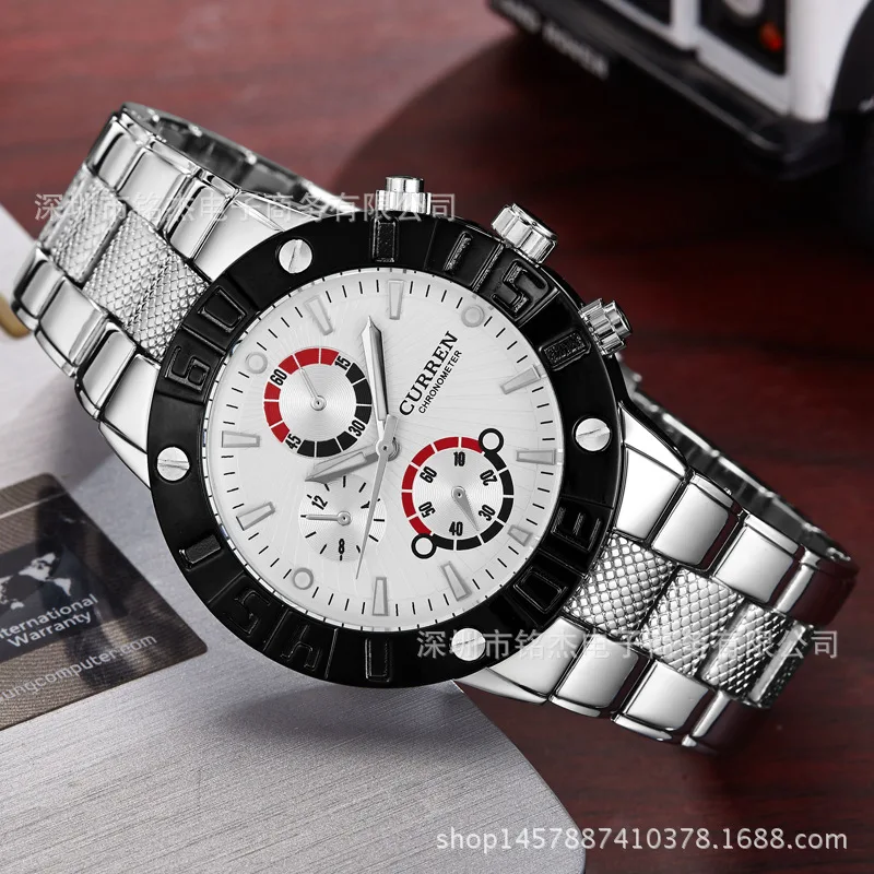 

Curren Karui En 8006 MEN'S Quartz Watch Fashion Men Business Casual Watch Hot Models