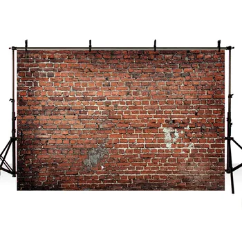 

DAWNKNOW Wall Vinyl Photography Background For Individuality Brown Wall Brick Shoot Backdrop For Party Photo Studio lv1416
