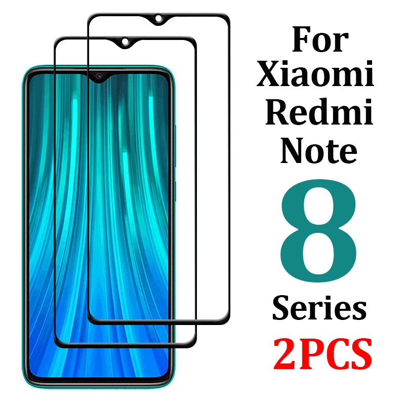 2 шт. закаленное стекло для xiaomi redmi note 8 pro защита экрана xiaomei redme note8 дисплей xiami red mi