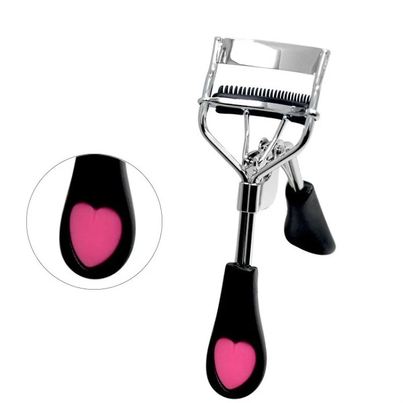

Fashion Silicone Love Heart Eyelash Curler Eye Lash Curling Makeup Tools with Comb YL89