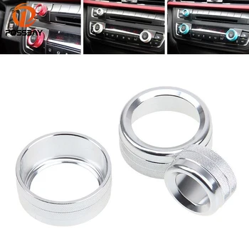 

POSSBAY Aluminum Car Air Conditioning Heat Switch Control Knobs Trim Ring Cover Decoration for BMW 1/2/3/4 Series 3 GT
