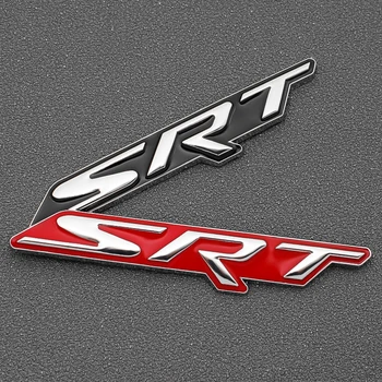 

Metal Car Styling SRT logo Sticker Car Door Tail Decal SRT Emblem Badge for Dodge journey ram 1500 challenger caliber accessorie