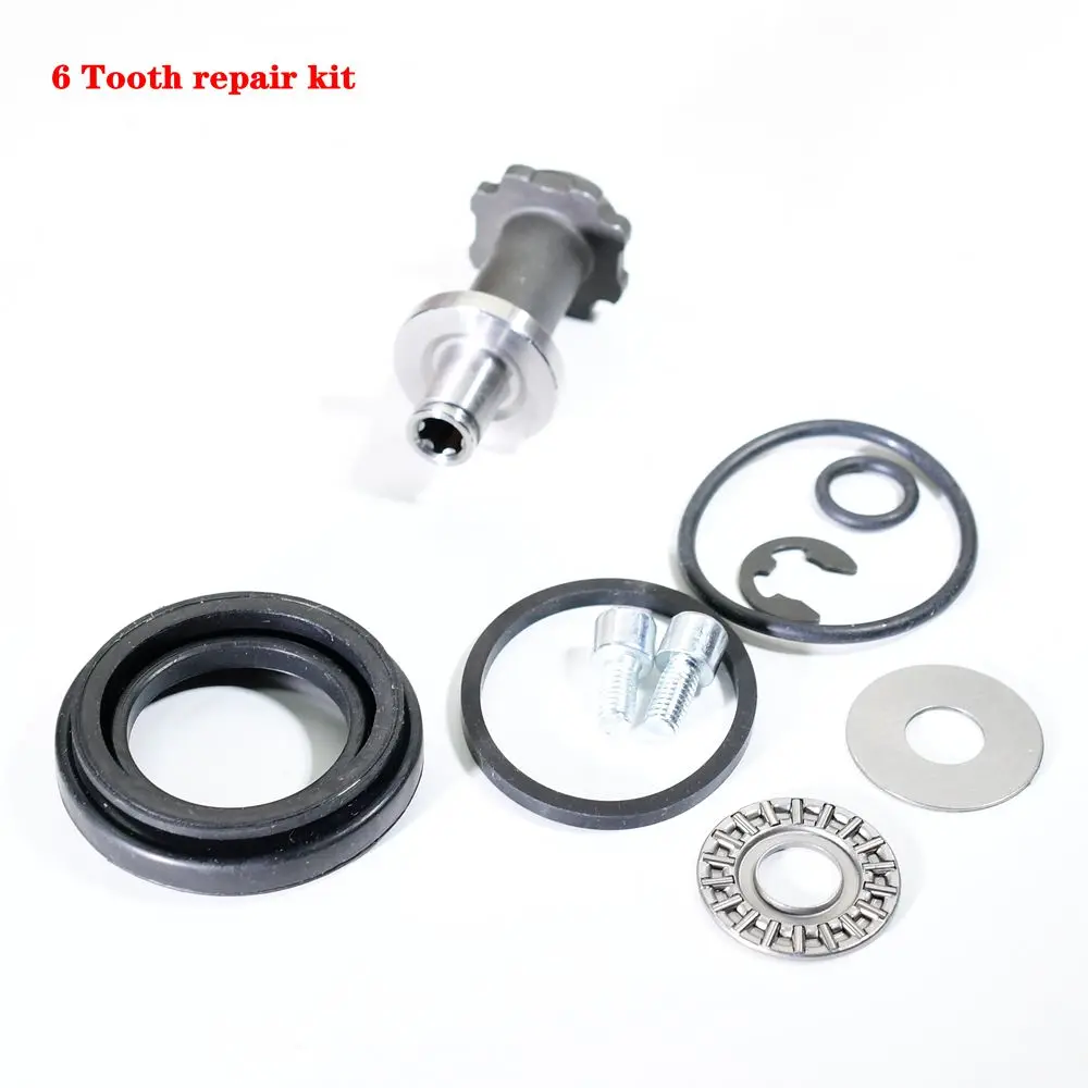 2 Pcs 6 teeth Parking Brake Rear Servo Motor Repair Kit For Q3 A6 A4 Passat B6 B7 CC Tiguan 32332082 32326315 32332267