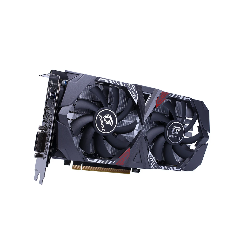 Красочная графическая карта iGame GeForce GTX 1650 SUPER Ultra OC 4G GDDR6 128 бит 1725 МГц компьютерная игровая видеокарта