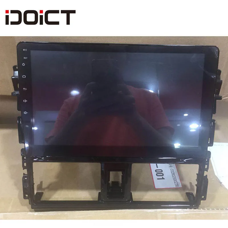 IDOICT Android 8 1 IPS 2G + 32G Автомобильный dvd плеер GPS навигация Мультимедиа для Toyota Vios Yaris