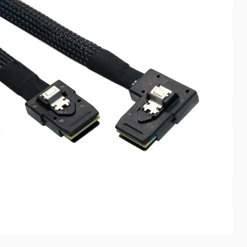 Sata кабель Mini SAS 36 Pin to Mini SAS 36 P 6 г/локон кабель для передачи данных 0,8 м Внутренние SAS кабели для передачи данных 6-Pin SFF 8087 To 8087 SAS HDD кабель