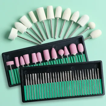 

Diamond Ceramic Nail Drill Bits Rotate Burr Milling Cutter Manicure Pedicure Polishing Tools Electric Machine Accessory JI1560