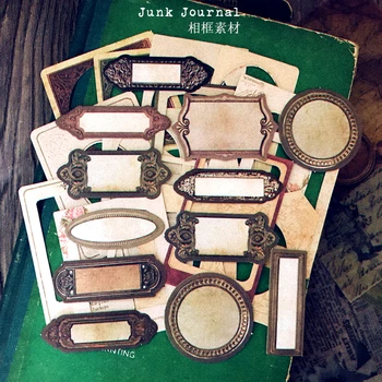 

KSCRAFT Vintage Retro Paper Frames for Bullet Junk Journal DIY Scrapbooking Paper Craft