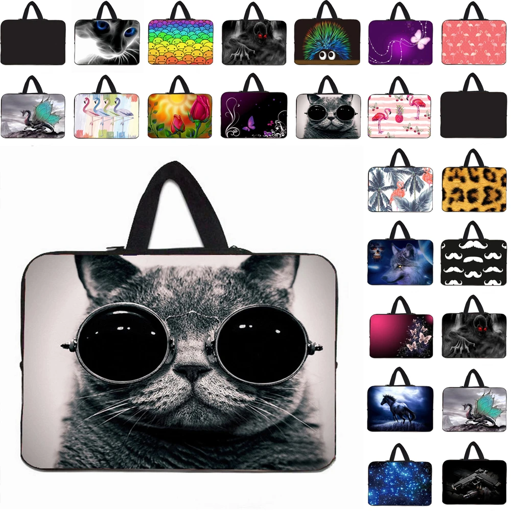 låne Klinik anspore Print Computer Accessories Neoprene 10/12/13/14/15/17 inch Laptop Carry Bag  Handle Case Cover Pouch For Dell Sony Huawei Lenovo|Laptop Bags & Cases| -  AliExpress