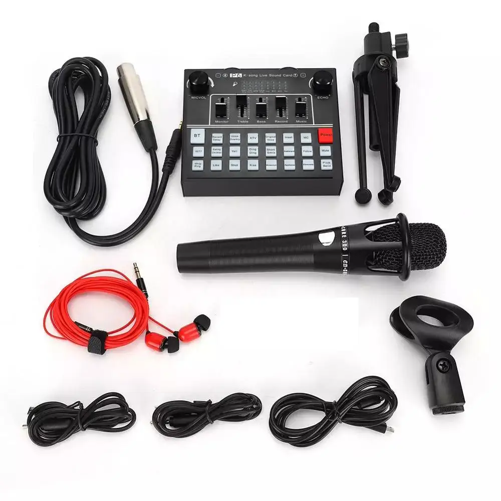 Live Sound Card Audio Interface Mixing sets USB