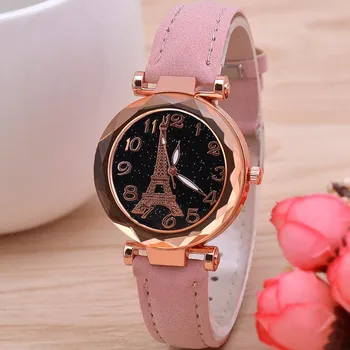 

2019 Women Starry Sky Watches 2019 Best Sell Women's Bracelet Wrist Watch Casual Leather Band Ladies Quartz Clock reloj mujer D7
