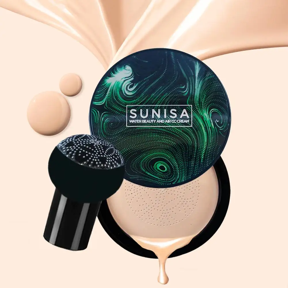 SUNISA, новинка, Грибная головка, макияж, воздушная подушка, УВЛАЖНЯЮЩАЯ основа, пропускающая воздух, натуральный Осветляющий макияж, BB крем