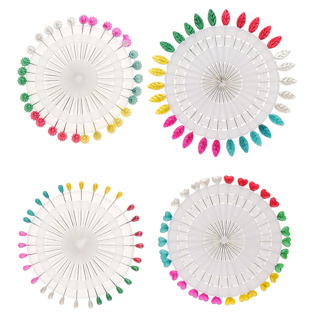 120 Pieces Assorted Hijab Scarf Pins Safety Pin Tailor Sewing Snag-Free Pin 