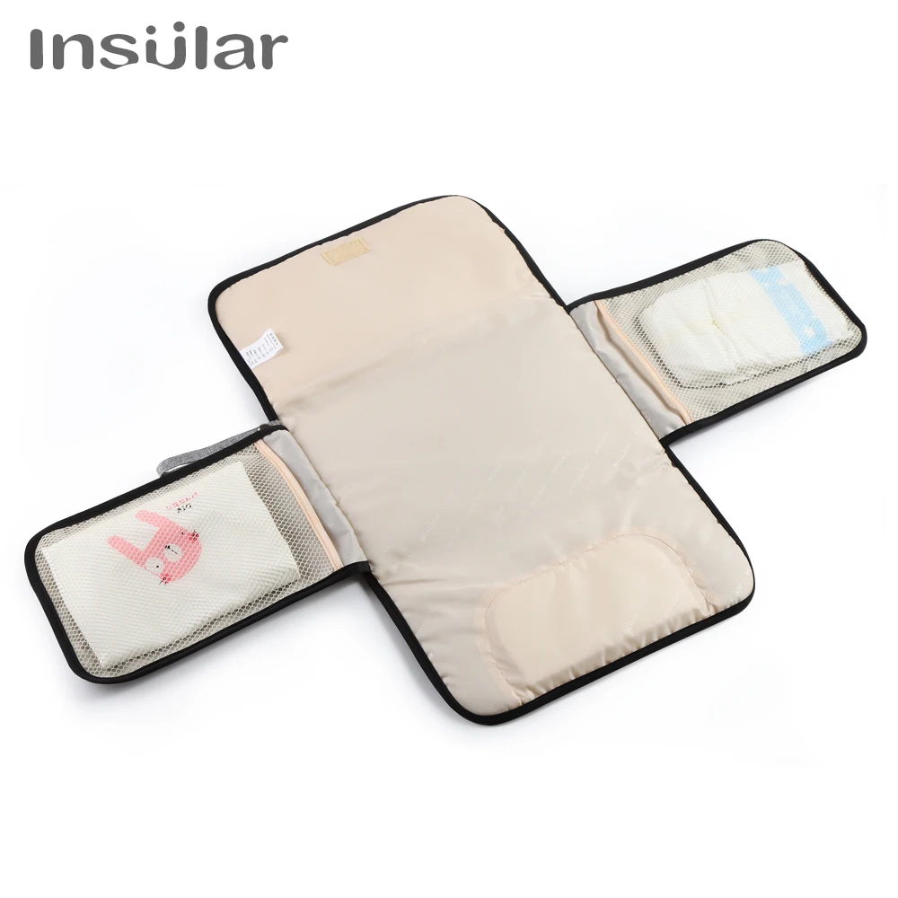 

New Waterproof Changing Pad Newborns Baby Nappy Pad Multifunctional Portable Baby Diaper Clean Hand Cover Mat Folding Diaper Bag