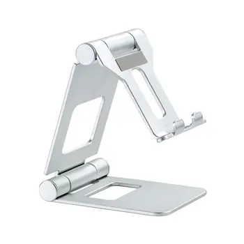 

Aluminum Alloy Mobile Phone Tablet Computer Holder Adjustable Lazy Double Folding Phone Stand Computer Cooling Base