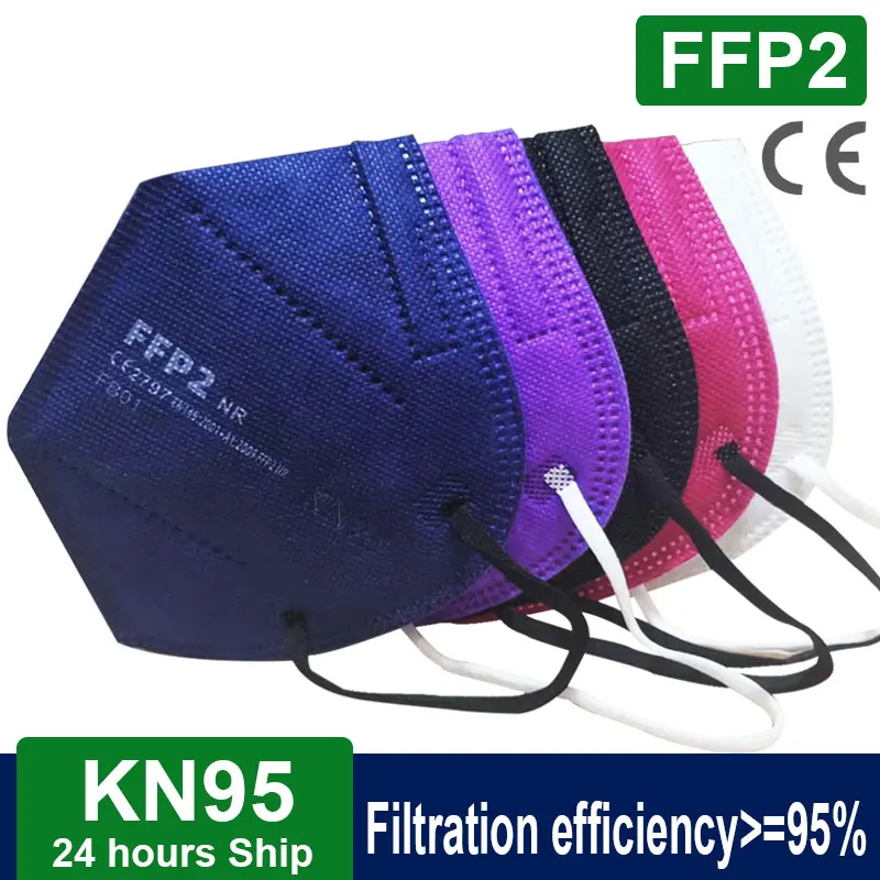 face mask Adult FFP2 Mask KN95 Mascarillas Face Masks Mouth KN95 Mask Cloth FFP2MASK Mouth Caps 5 layer FFP2 Protective Masque Filter Dust