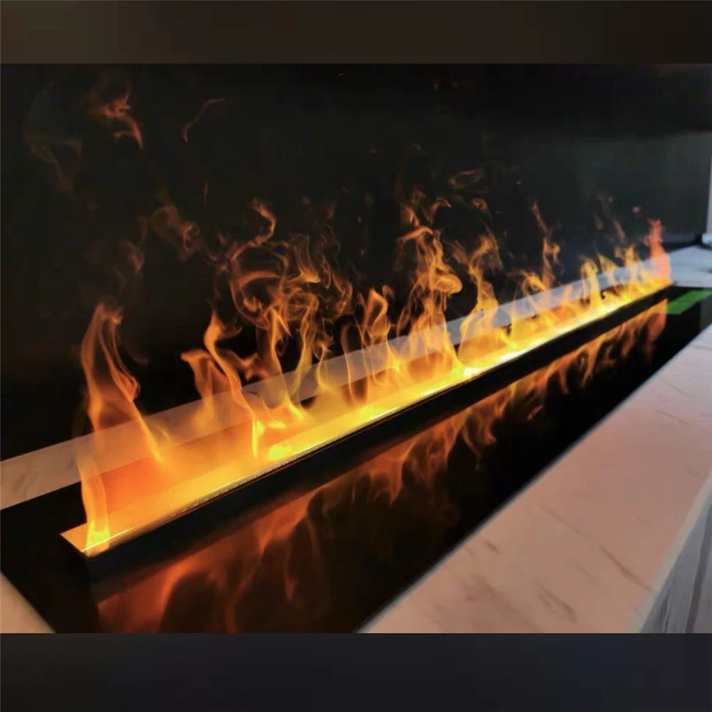 Foyer Électrique 3d À Vapeur, Fausse Flamme, 1000 Mm L - Cheminées -  AliExpress