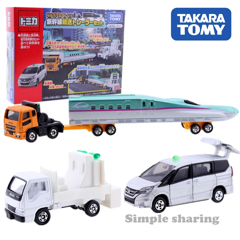 Takara Tomy Tomica Fun ! Shinkansen Transportation Trailer Set Car Kids Toys Motor Vehicle Diecast Metal Model | Игрушки и хобби
