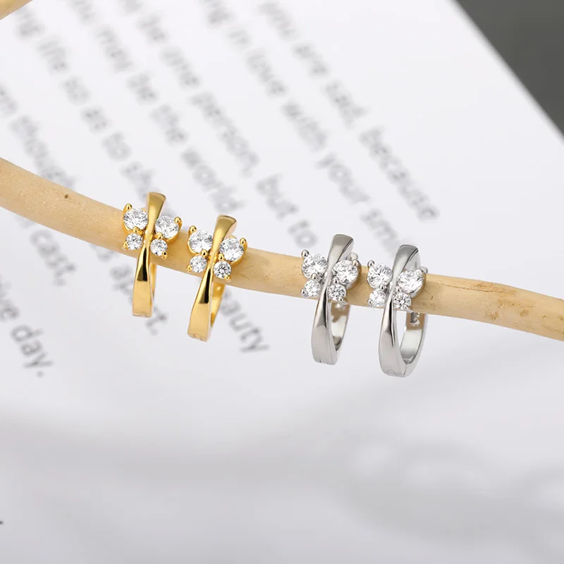 Stainless Steel Earrings For Women 2024 Trending Gold Color Butterfly Hoop Earrings New in Femme Girls Luxury Jewelry aretes