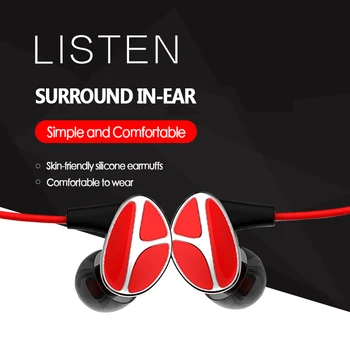 

3.5MM IPX4 Waterproof S9 Wired Earphone In-Ear Headset HiFi Music Earbuds Gaming Ear Pieces With Mic For Smart Phone