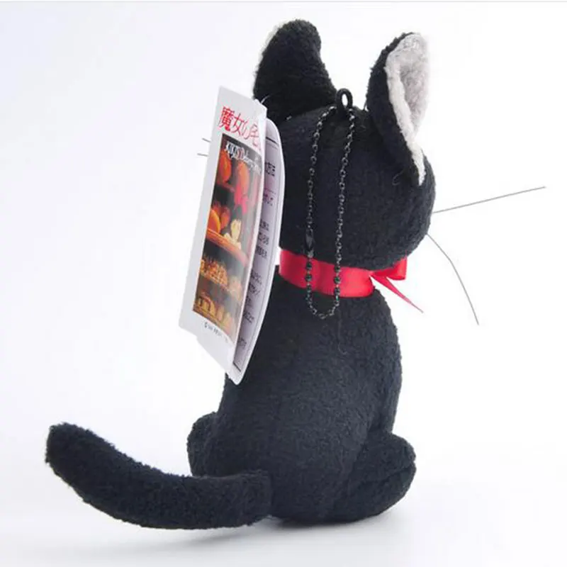 11 см 10 шт./лот служба доставки Кики черный JIJI Cat плюшевый брелок сумка Подвески игрушки Мягкая кукла рождественские подарки для детей