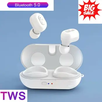 

Mini Bluetooth 5.0 Earphones Headset TWS Wireless Twins Waterproof Earbuds 5D Stereo HiFi Sports Gaming Earphone 2019