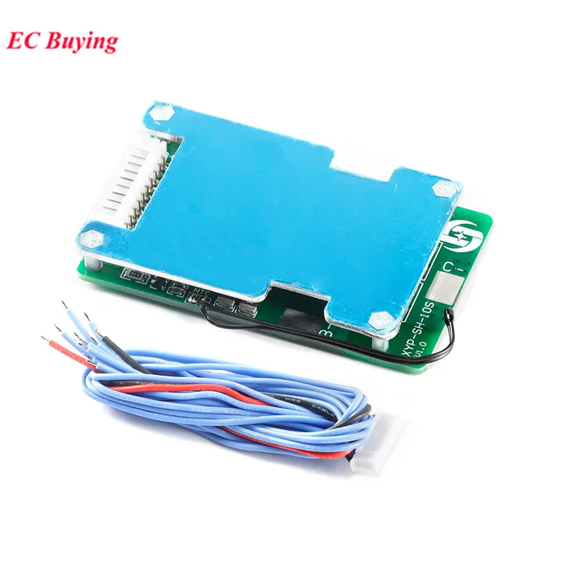 10S 42 в 14A 18650 Защитная плата для литиевого аккумулятора BMS Li-Ion Cell Pack 15A 20A со