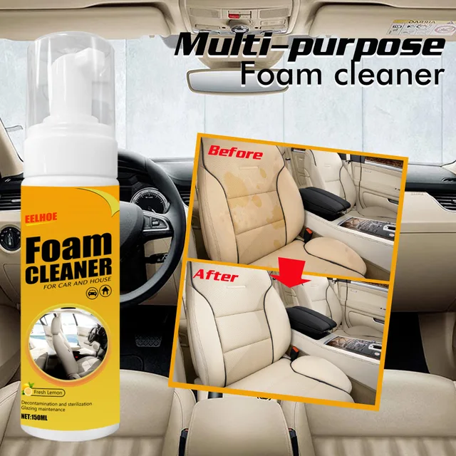 150ml Home Cleaning Foam Cleaner Spray Multi-Purpose Anti-Aging Cleaner Tools For Car Interiors Or Home Appliance Super Clean 2