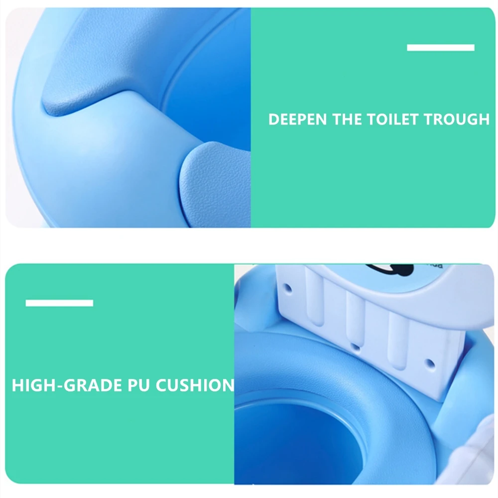 0-6 Years Old Children's Pot Soft Baby Potty Plastic Road Pot Infant Cute Toilet Seat Baby Boys And Girls Potty Trainer Seat WC