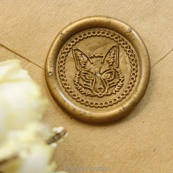 

Fox Wax Stamp Seal FOX Head Wax Seal Stamp Kit Wedding Invitation Seals