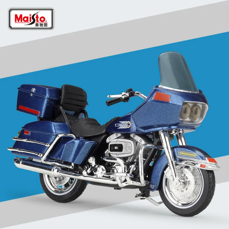 

Maisto 1:18 Scale 1980 FLT Glide Diecasting Metal Model Cruiser Bike Motorcycle For Kids Toy Gifts Free Shipping
