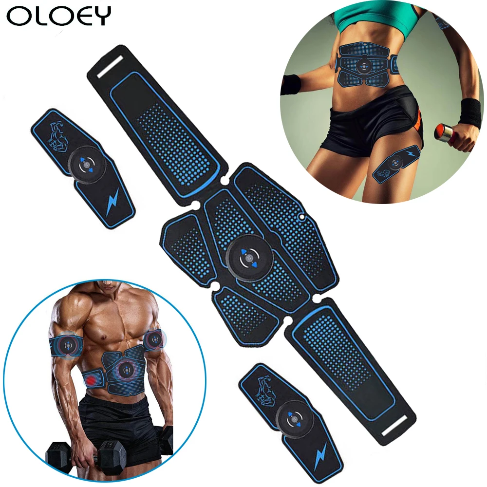 

Muscle Electro Stimulator EMS ABS Electrostimulator Abdominal Electric Massager Training Apparatus Fitness Machine Gym Tools