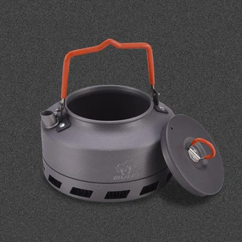 

High Quality Bulin 1.6L Outdoor Heating Kettle Portable Ultralight Pot Hard Aluminum Camping Large Mouth Design