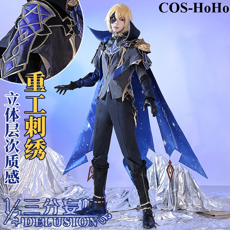 

COS-HoHo Anime Genshin Impact Dainsleif Bough Keeper Game Suit Uniform Cosplay Costume Halloween Party Role Play Outfit Men NEW