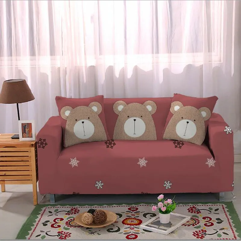 Polyester/Cotton Amduine Sofa Covers Modern Sectional Couch Covers Elasticity Universal Sofa Slipcovers Sofa Protection Cover