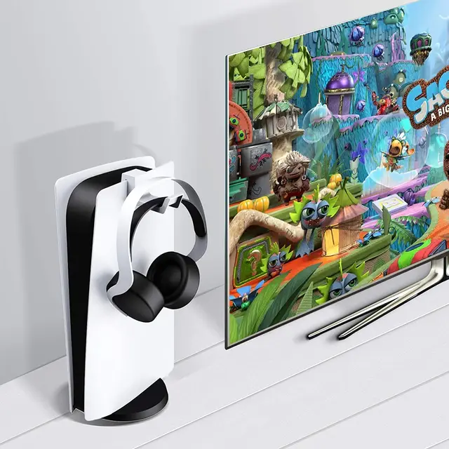 PS5 kontroler do gier wieszak na słuchawki uchwyt prosty lekki stojak na słuchawki do konsoli Playstation 5 akcesoria 5