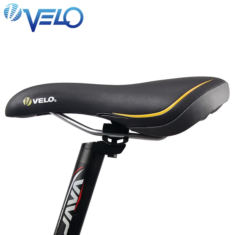 

Velo Bicycle Saddle with Thicken Widen MTB Bike Saddles Soft Comfortable Bike Hollow Breathable Rainproof Cycling Bicycle Saddle
