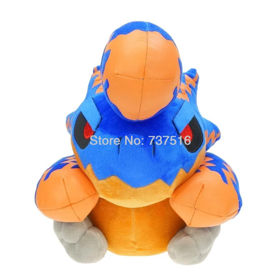 Аниме синий Brachydios мягкие игрушки мягкие животные дракон плюшевые куклы рождественские подарки для детей 12 дюймов