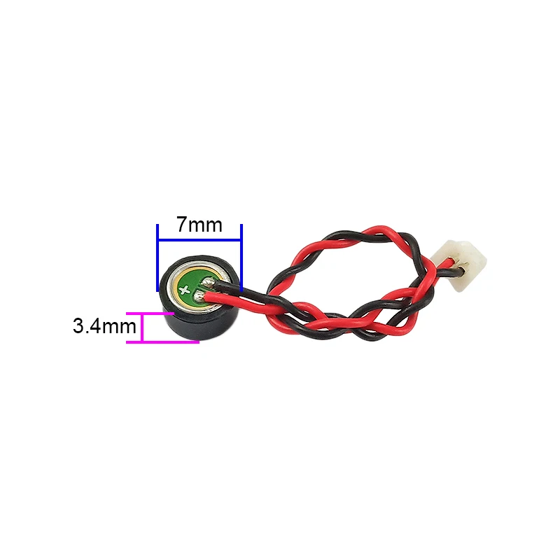 6027 ultra-high Sensitivity Welded Stranded Electret Microphone MIC anti-noise Mic head 2pcs