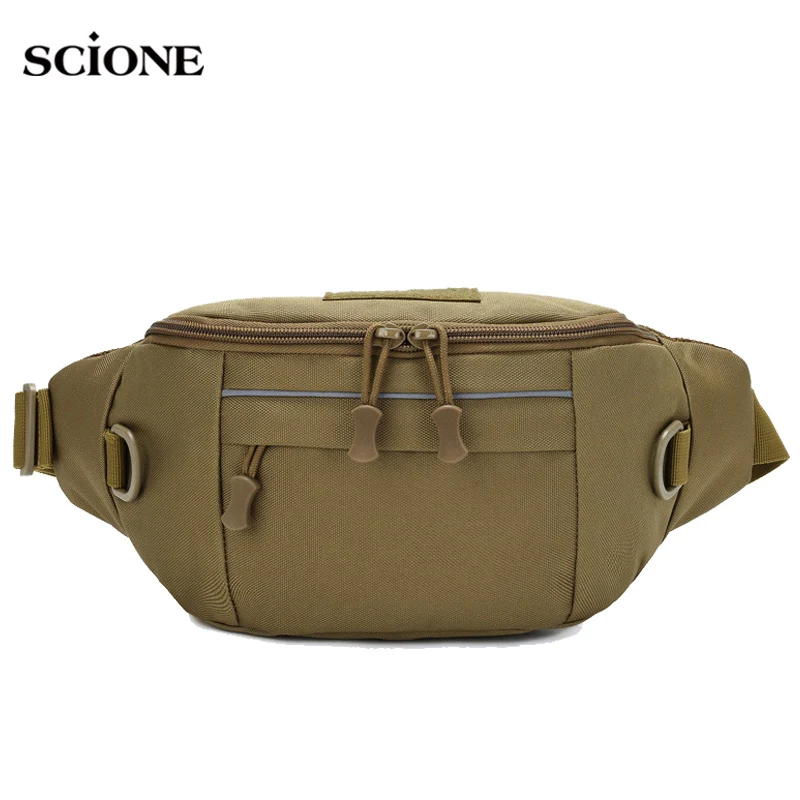 

Military Tactical Chest Bag Men Army Waist Sling Bags Zipper Belt Pouch Hiking Fishing Hunting Camping Travel Outdoor XA887WA