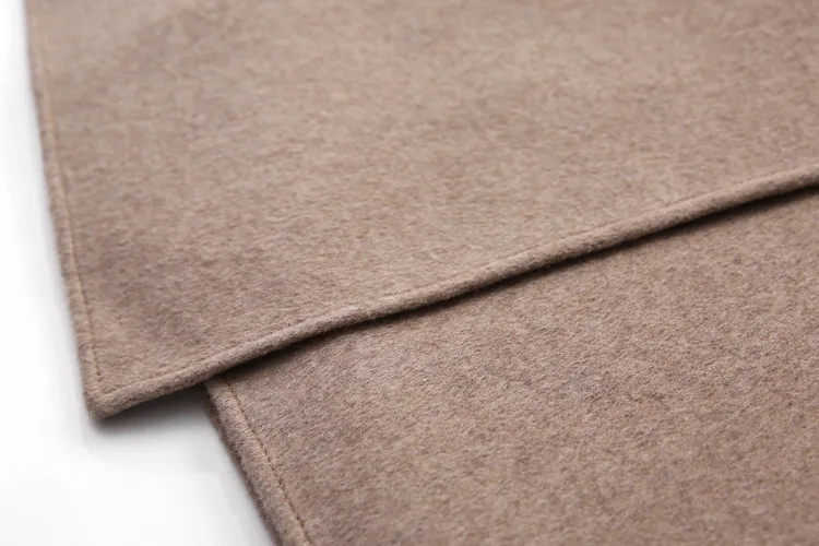 Mozuleva 2020 Handmade Double-Sided Wool Skirt 2020 New Woolen Skirt Skirt Skirt Autumn   Womens Dress Knee-Length Skirt