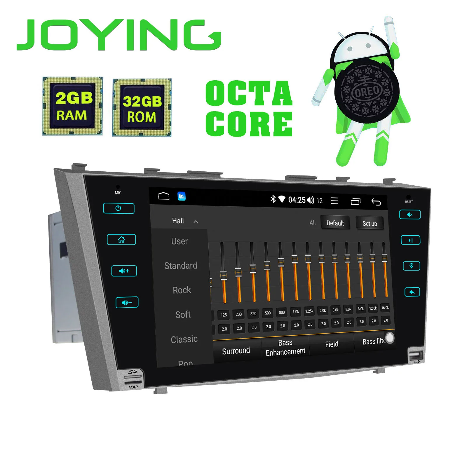 Discount JOYING 2 din Android 8.1 Car GPS radio Stereo touch screen Bluetooth Autoradio No DVD for Toyota Camry/Aurion 2007 2008 to 2011 0