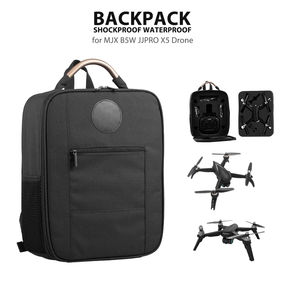 

Drone Backpack Outdoor Portable Shockproof Waterproof Backpack for MJX B5W JJPRO X5 Drone