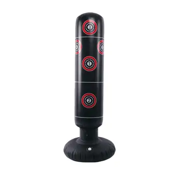 

160cm thick tumbler boxing column sandbag inflatable independent Muay Thai training pressure release rebound sandbag air pump
