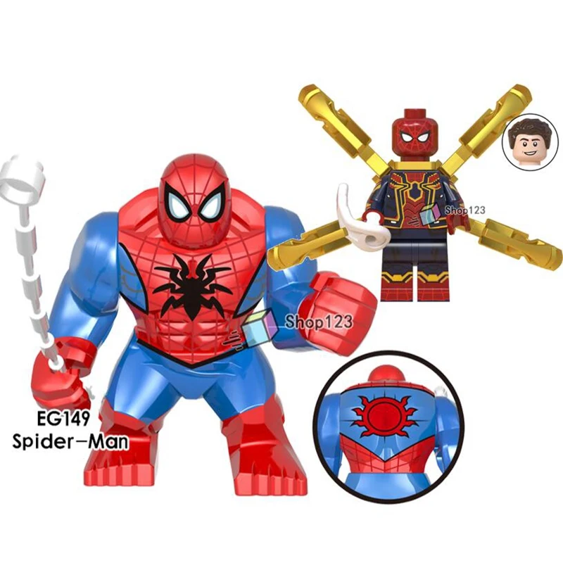 

Spiderman Movie Gwen Stacy Spider-Ham Prowler Spider Web Venom Spiderman Into the Spider-Verse Building Brick Toys Children