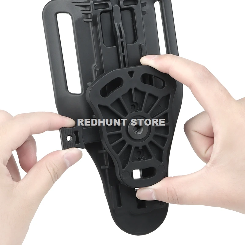 Three Gear Ddjustment Gun Holster Adapter Base Kydex Pistol Belt Waist Holster Platform Quick Release Accessories pistol holster gun holster