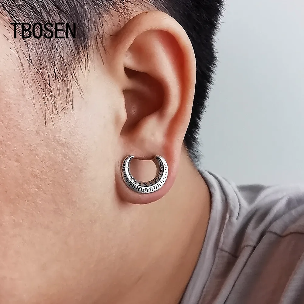 TBOSEN медные ушные датчики пробки и тоннели для пирсинг ушей кольцо расширитель Носилки модные пирсинг ювелирные изделия