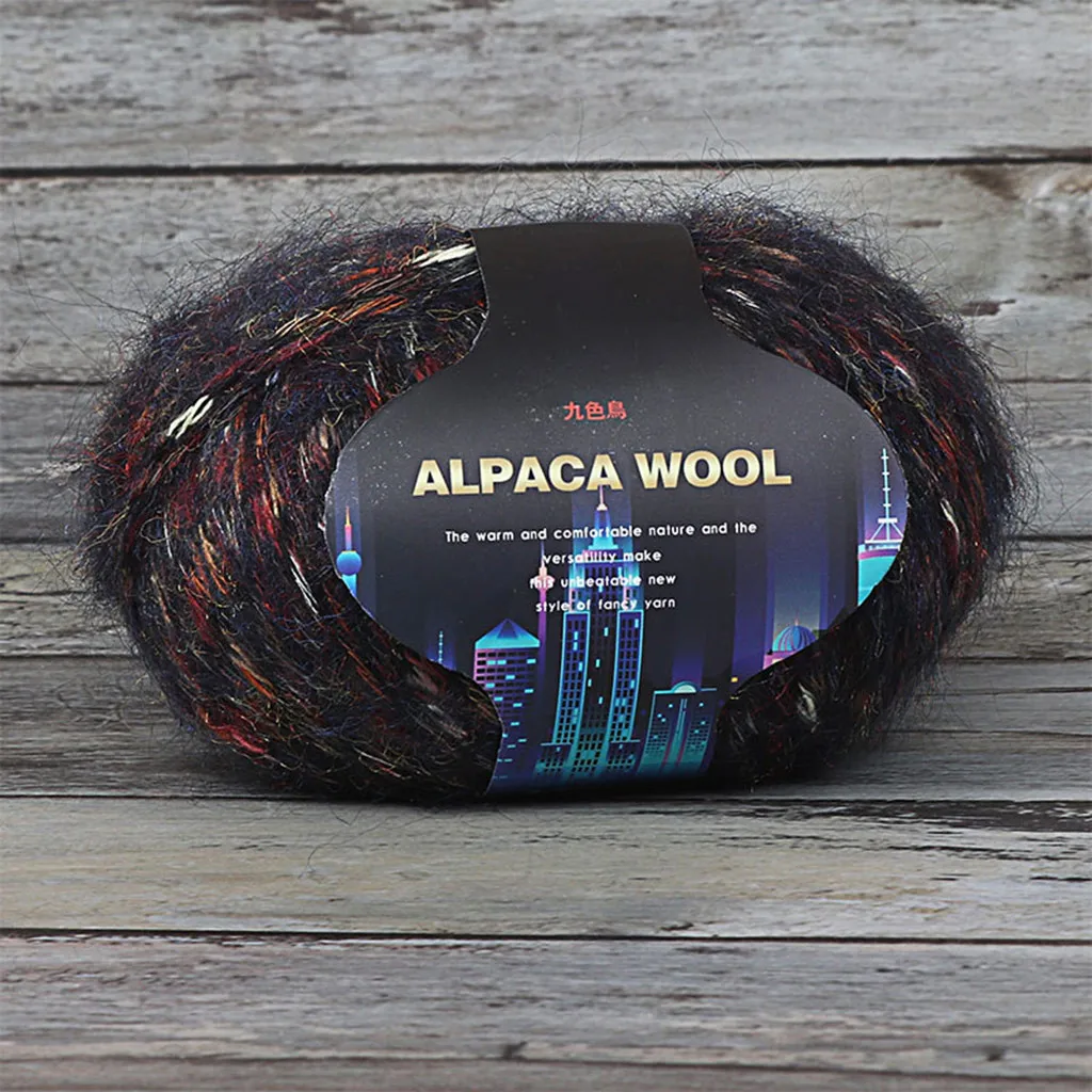 Красочные Alpacawool ручной вязки пальто свитер шарф линии из толстой шерсти инновационные и удобные товары для дома