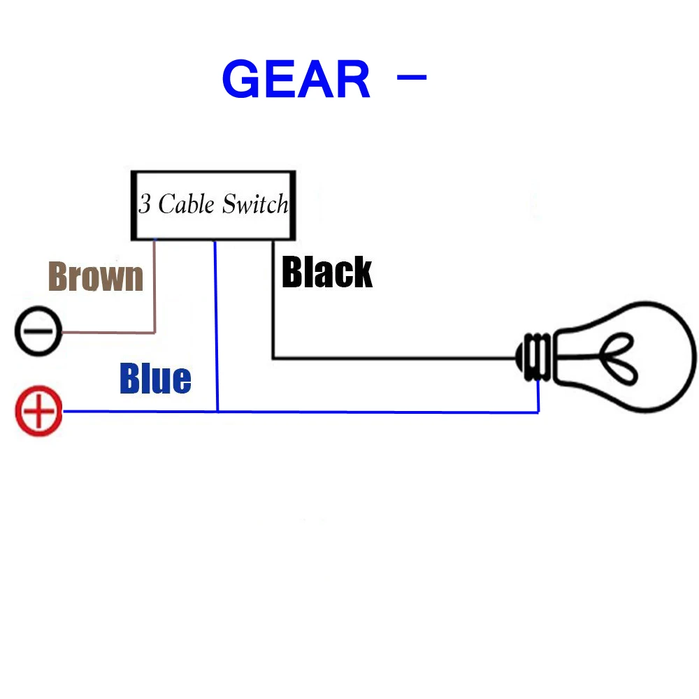 12v 16A Motorcycle CNC Aluminum Alloy Switch 22-26mm 2 Way Headlight Switch Motorcycle Waterproof Switches Handbar 2 Gear